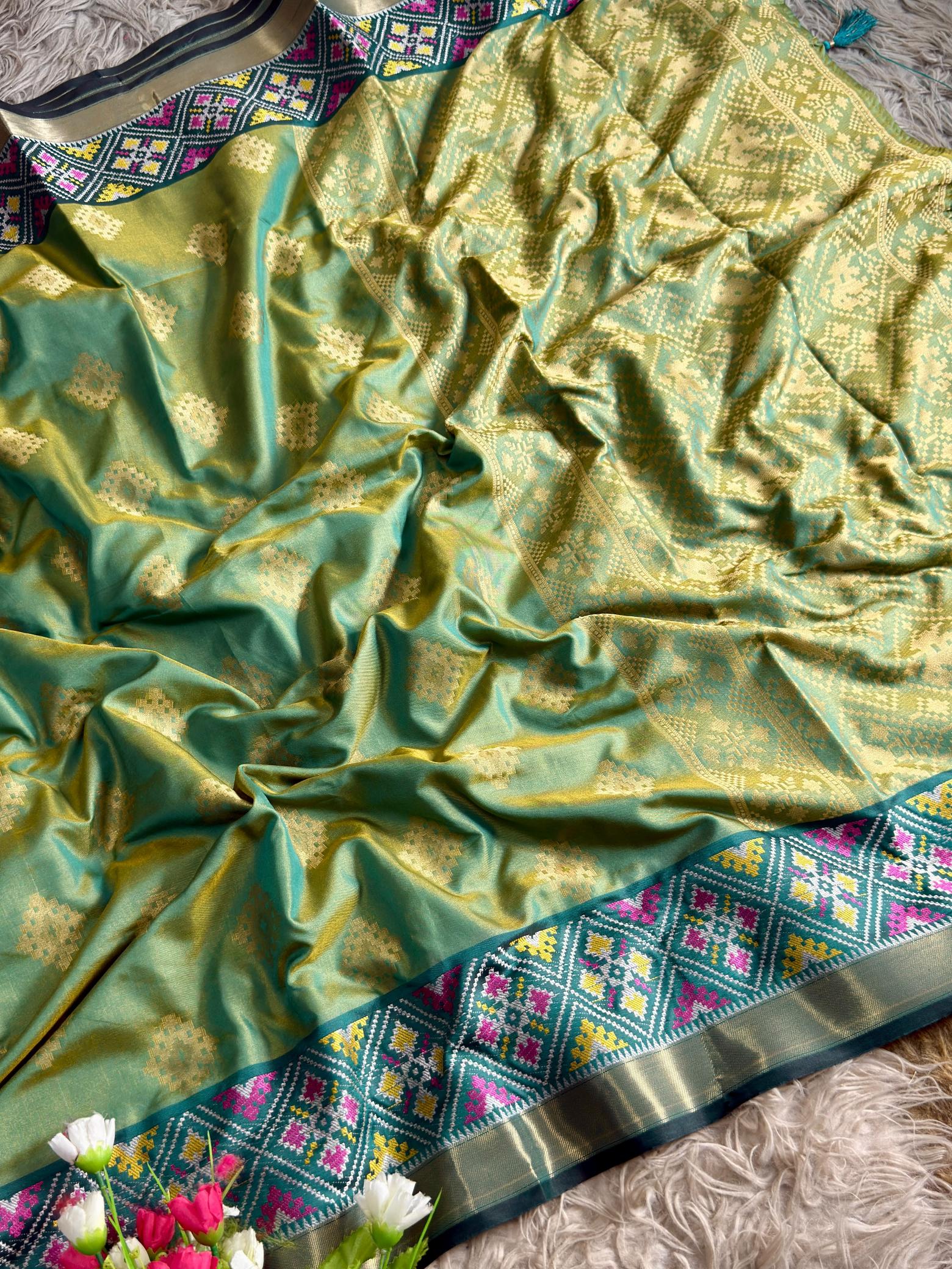Dazira ikkat patola silk vol 1 catalog wholesale saree mumbai