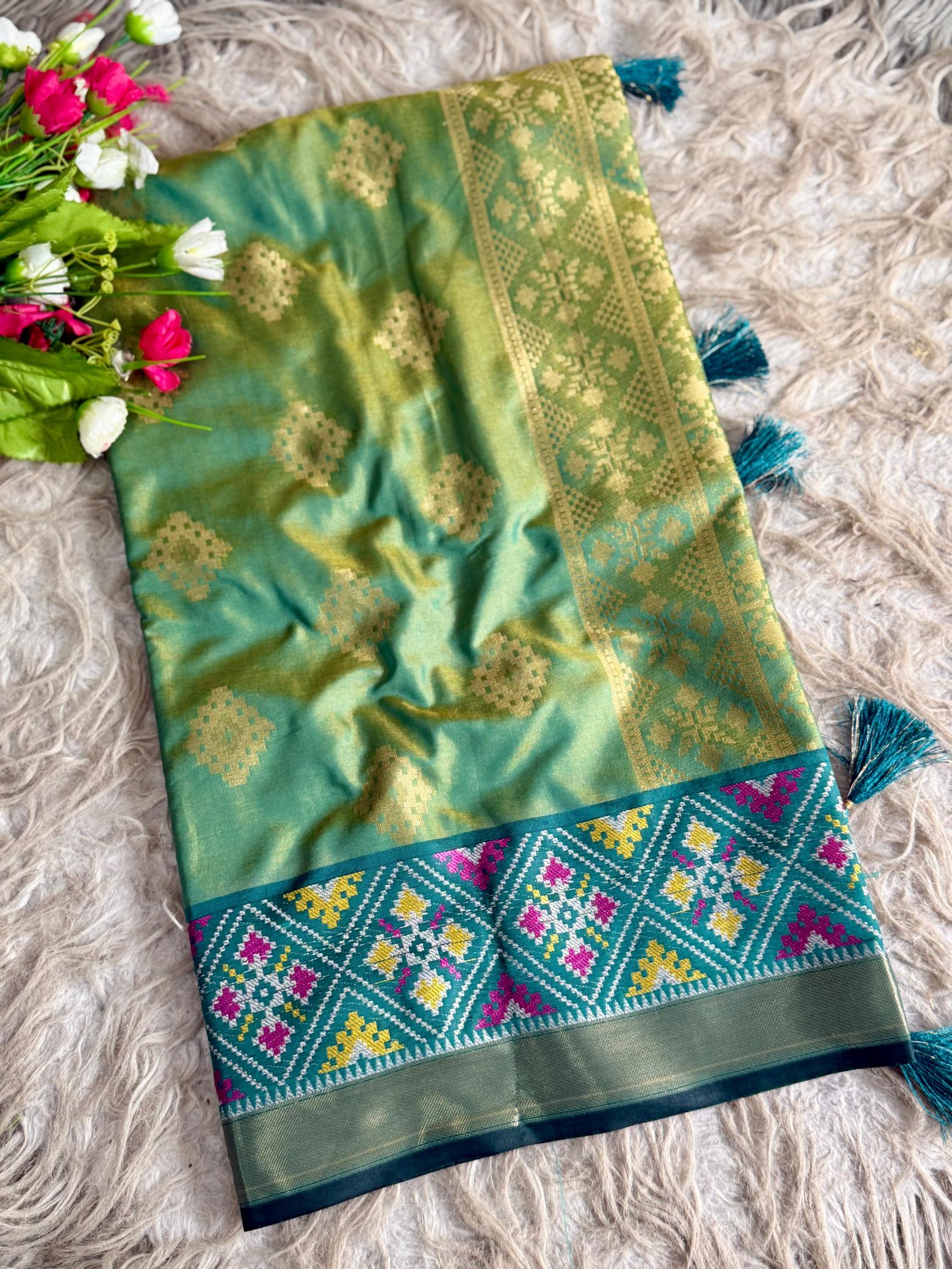Dazira ikkat patola silk vol 1 catalog wholesale saree mumbai