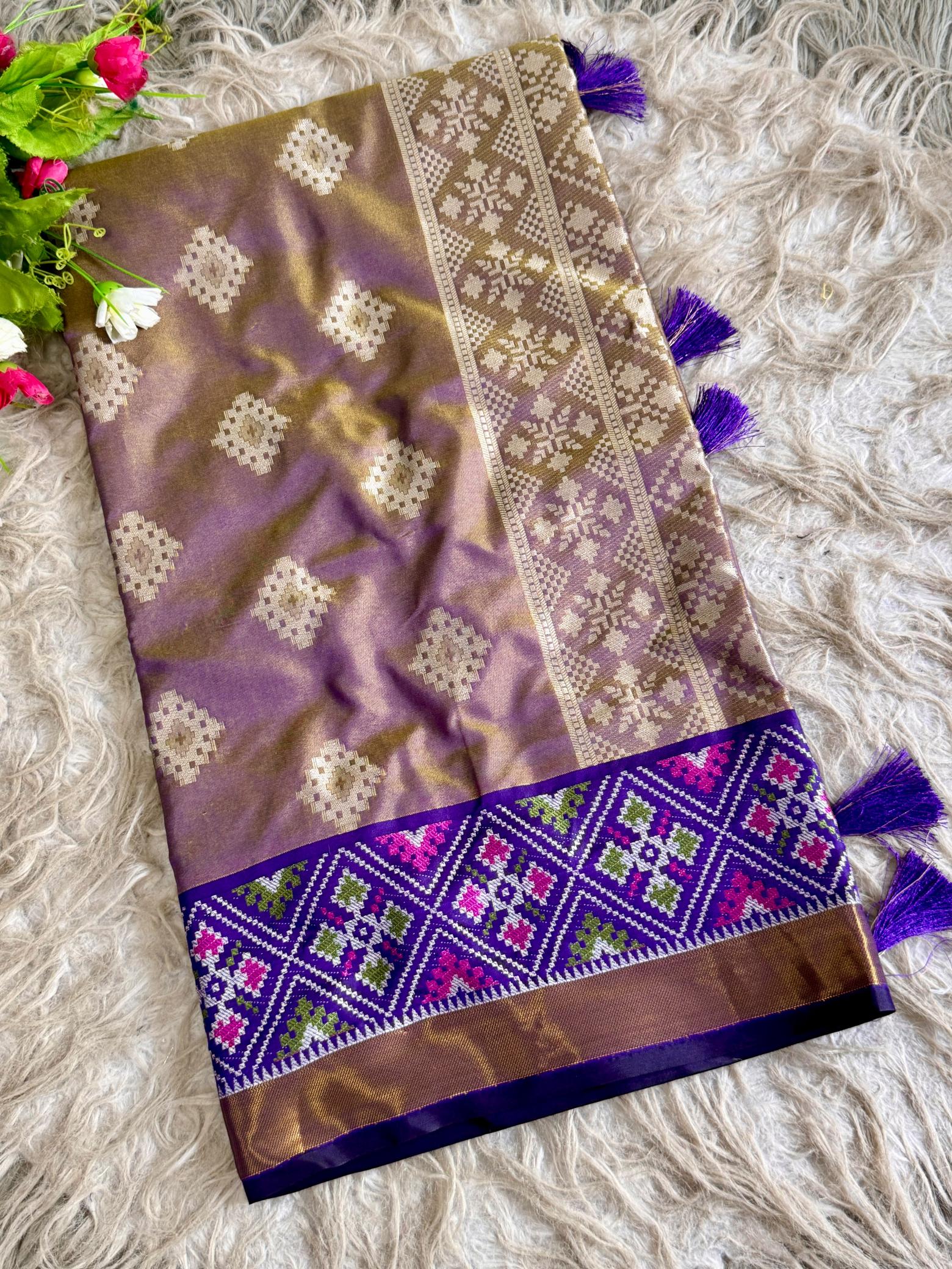 Dazira ikkat patola silk vol 1 catalog wholesale saree mumbai