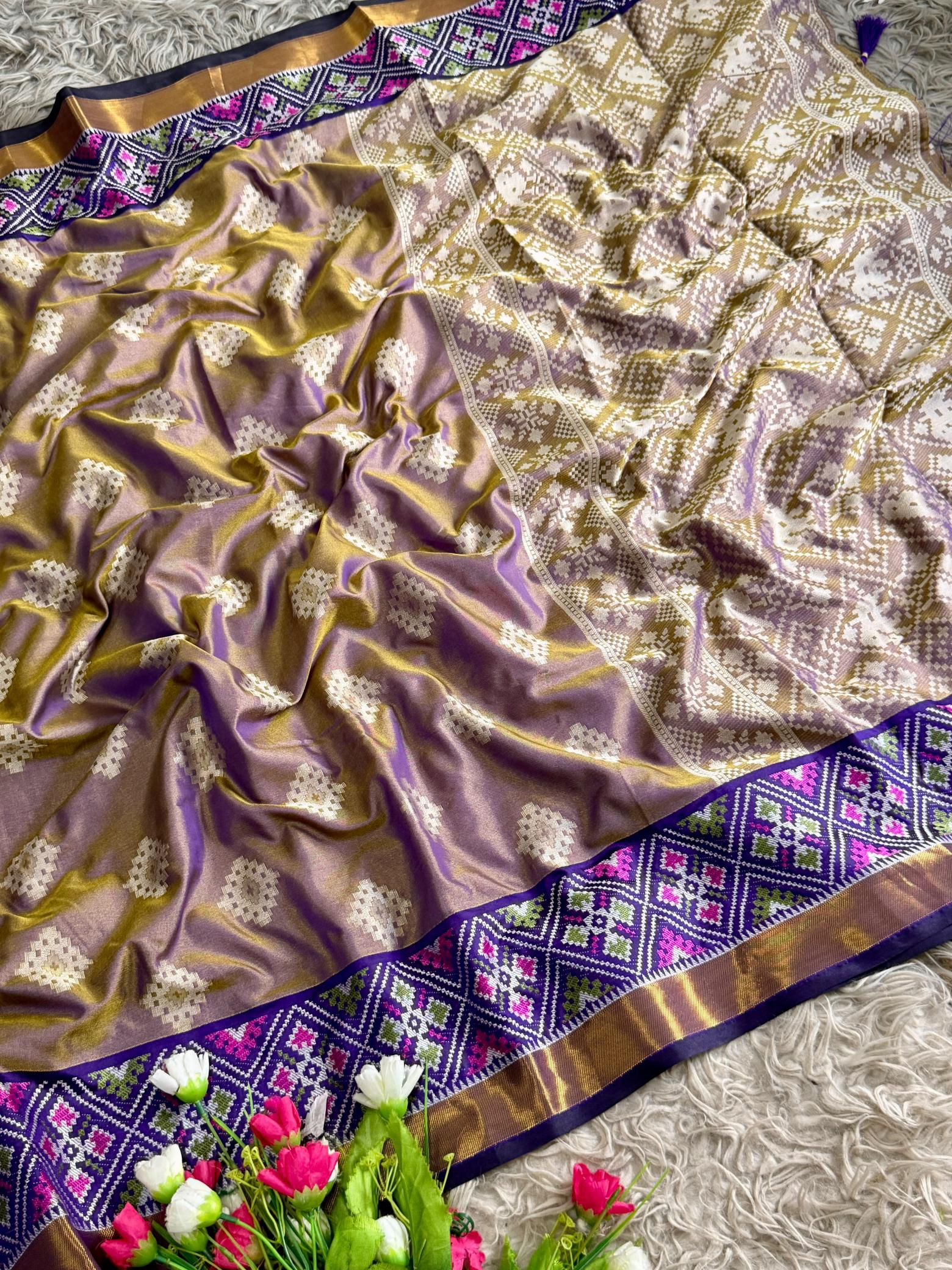 Dazira ikkat patola silk vol 1 catalog wholesale saree mumbai