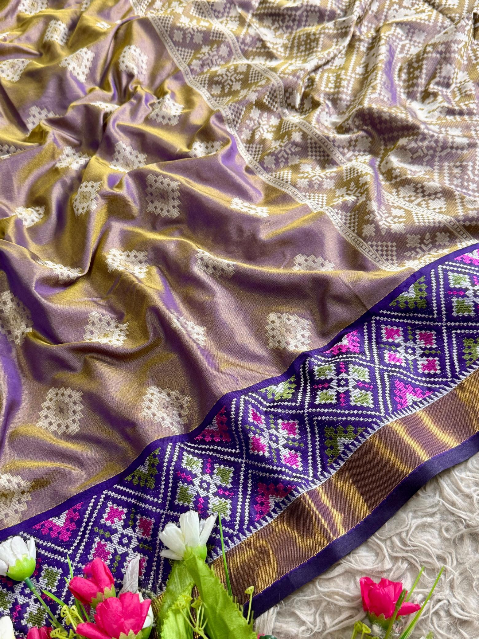 Dazira ikkat patola silk vol 1 catalog wholesale saree mumbai