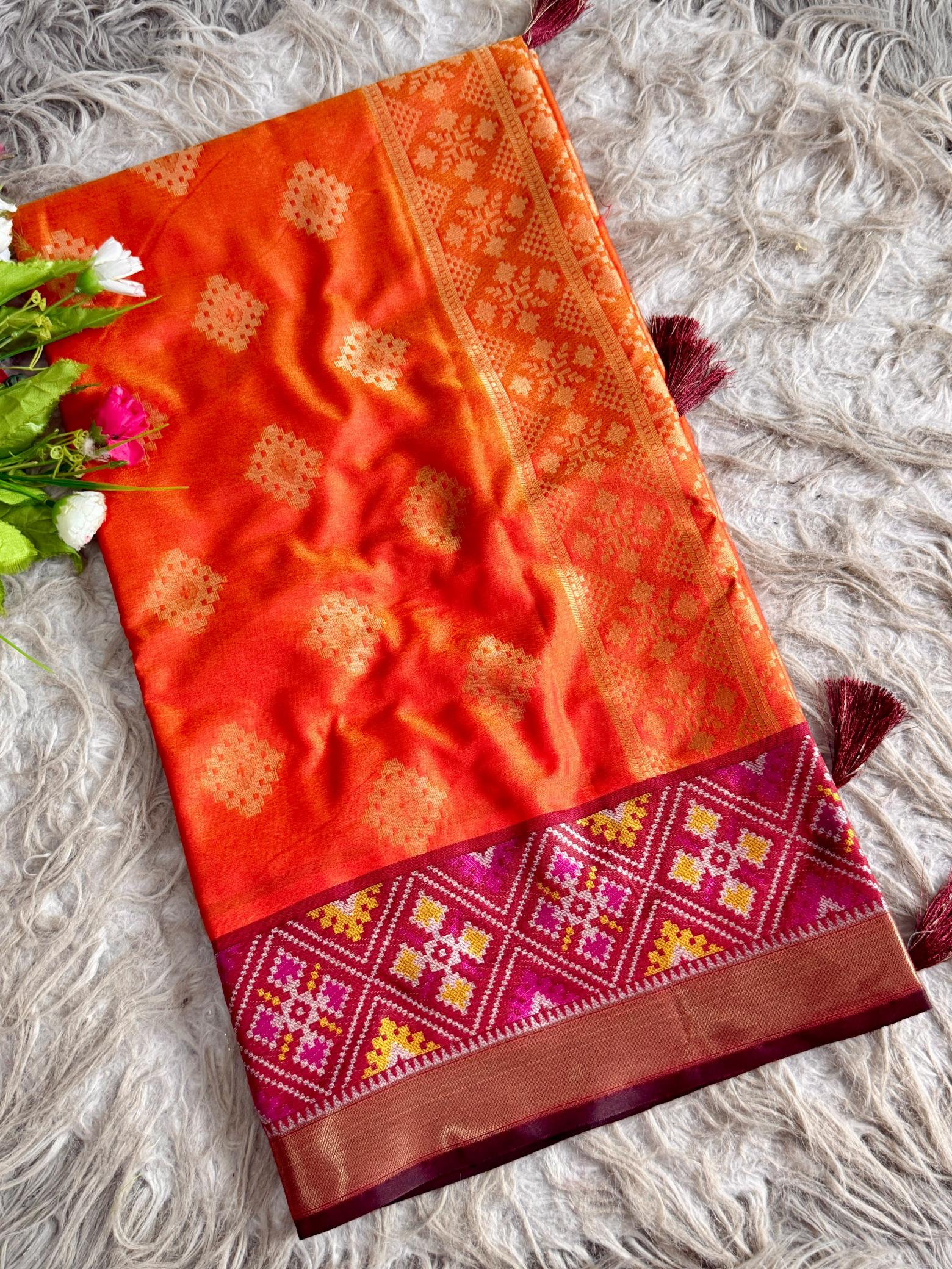 Dazira ikkat patola silk vol 1 catalog wholesale saree mumbai