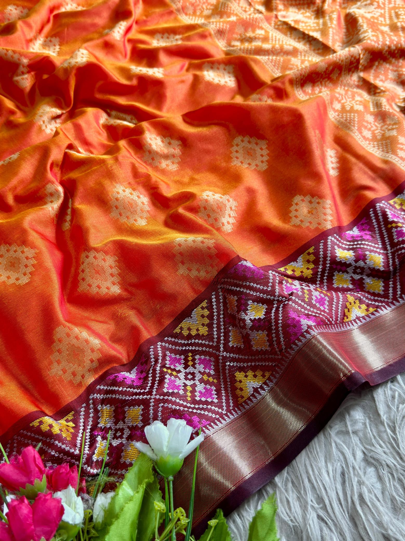 Dazira ikkat patola silk vol 1 catalog wholesale saree mumbai