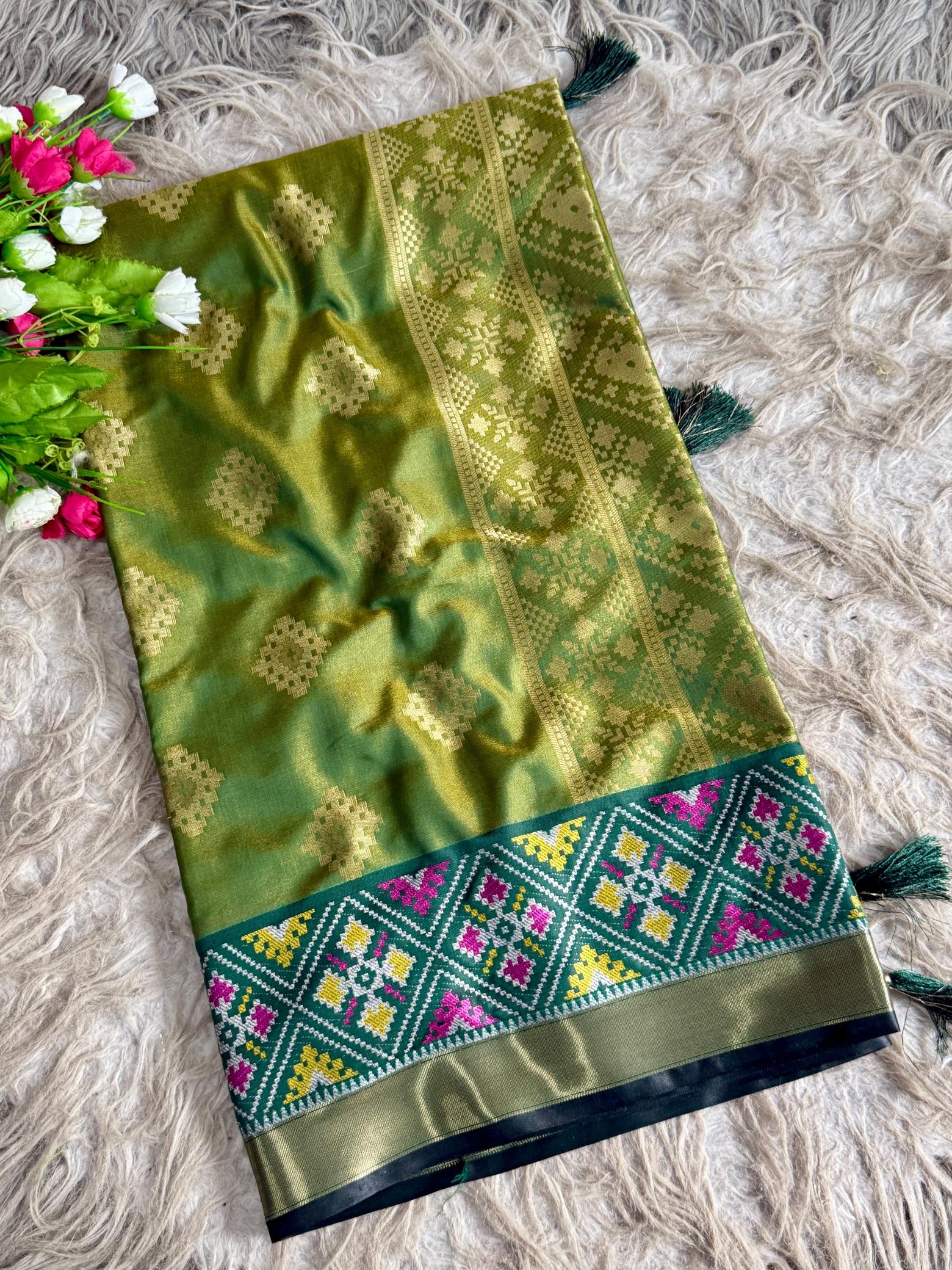 Dazira ikkat patola silk vol 1 catalog wholesale saree mumbai