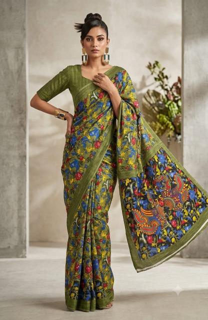 Dazira Kalamkari vol 4 0.2 catalog wholesale saree market kolkata