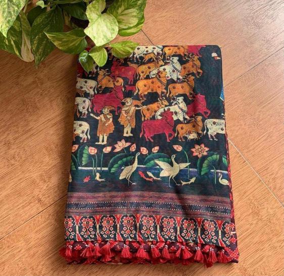 Dazira Linen Digital Print vol 18 catalog wholesale saree market surat