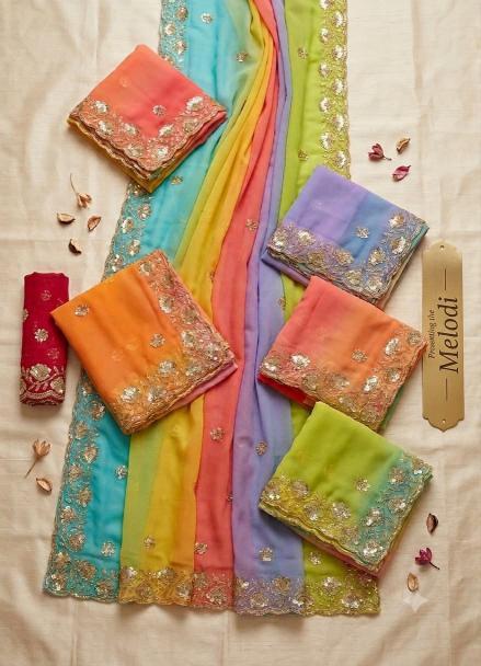 Dazira Melody 0.2 catalog wholesale saree shop in kathmandu