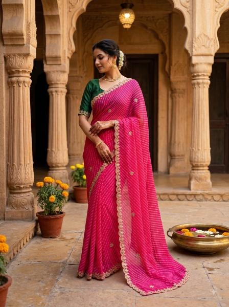 Dazira Mothraa vol 2 catalog leheriya saree wholesale