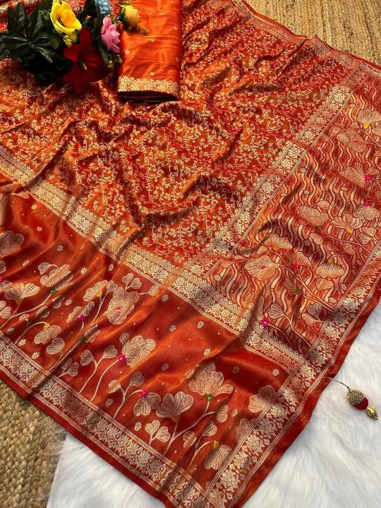 Dazira Organza Tissue silk vol 5 catalog organza sarees wholesale in hyderabad