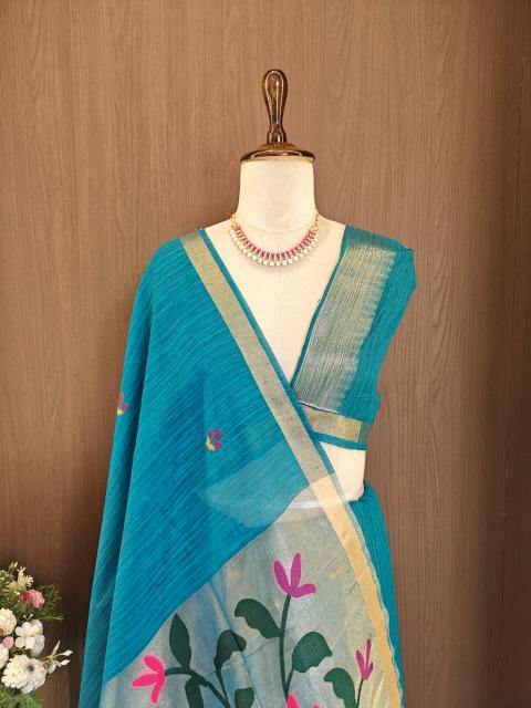 Dazira Soft Pure Linen Silk vol 1 catalog wholesale saree market in jaipur
