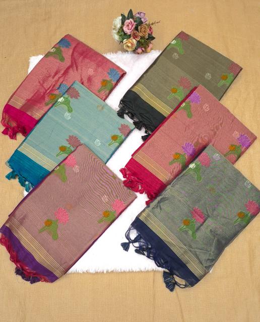 Dazira Soft Pure Linen Silk vol 2 catalog linen sarees wholesale