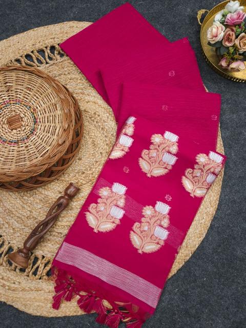 Dazira Soft Pure Linen Silk vol 3 catalog linen saree wholesale