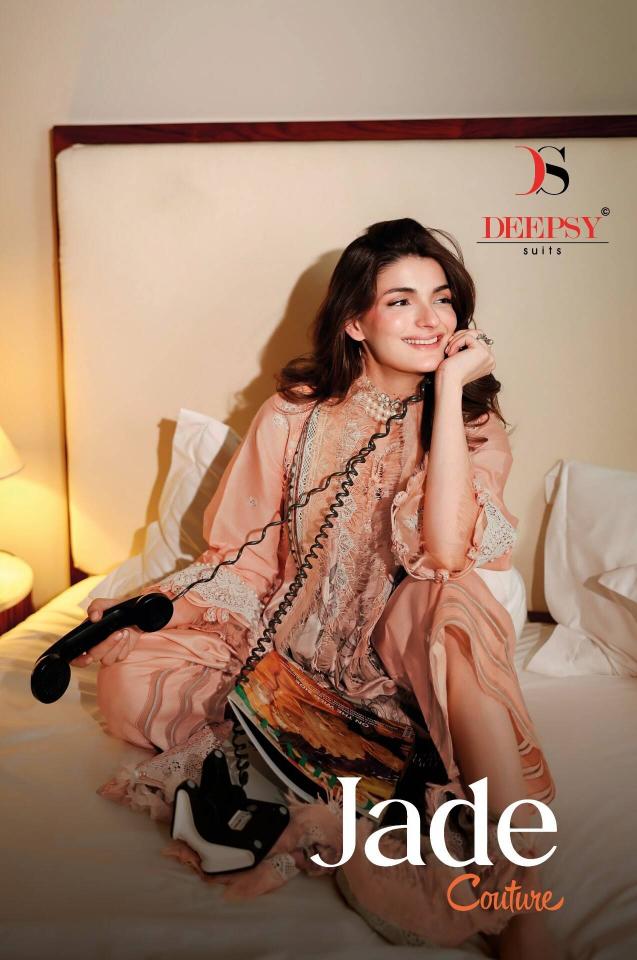 Deepsy Jade Couture catalog Chiffon Dupatta wholesale pakistani suits in delhi
