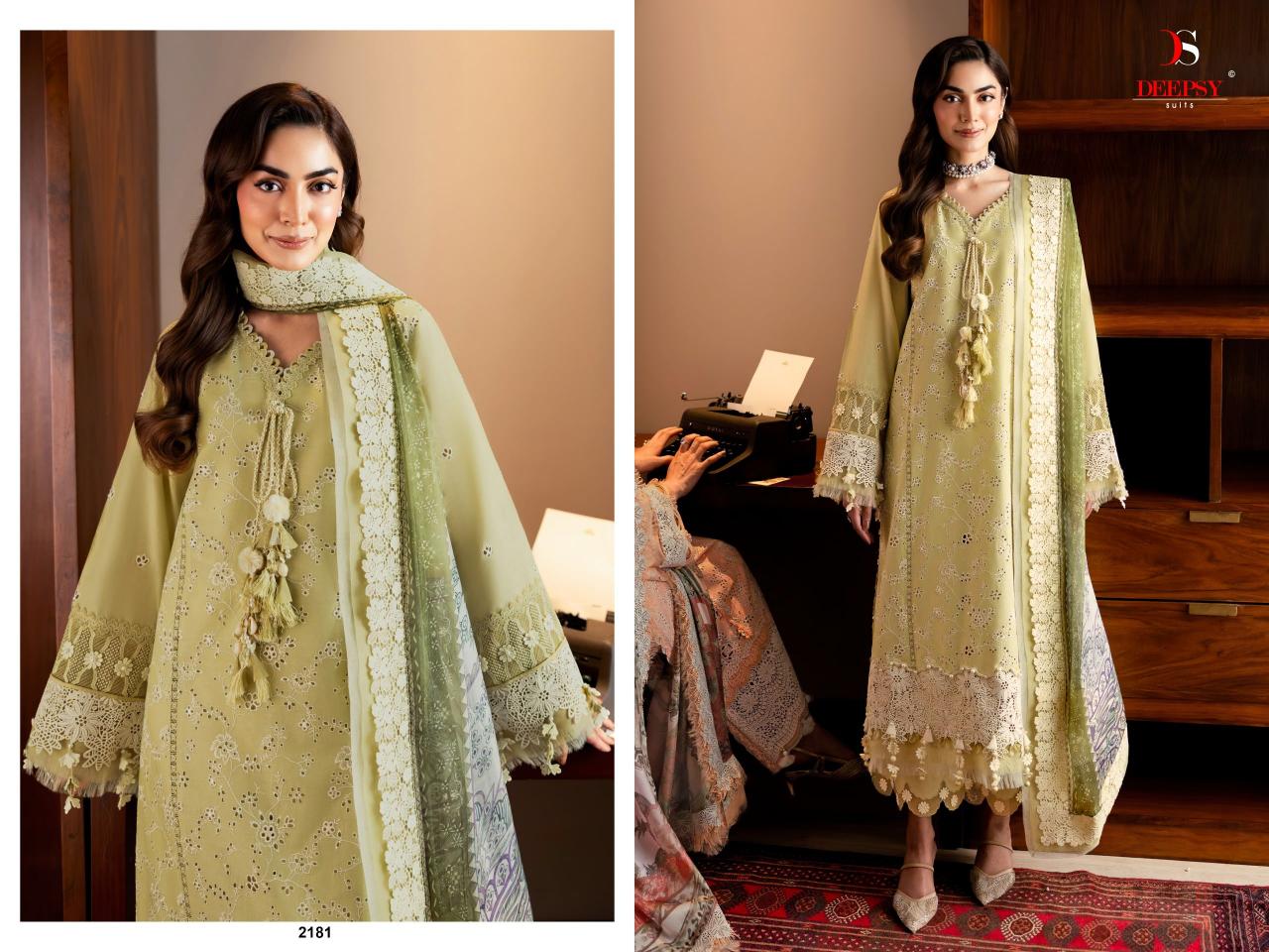 Deepsy Jade Couture catalog Chiffon Dupatta wholesale pakistani suits in delhi