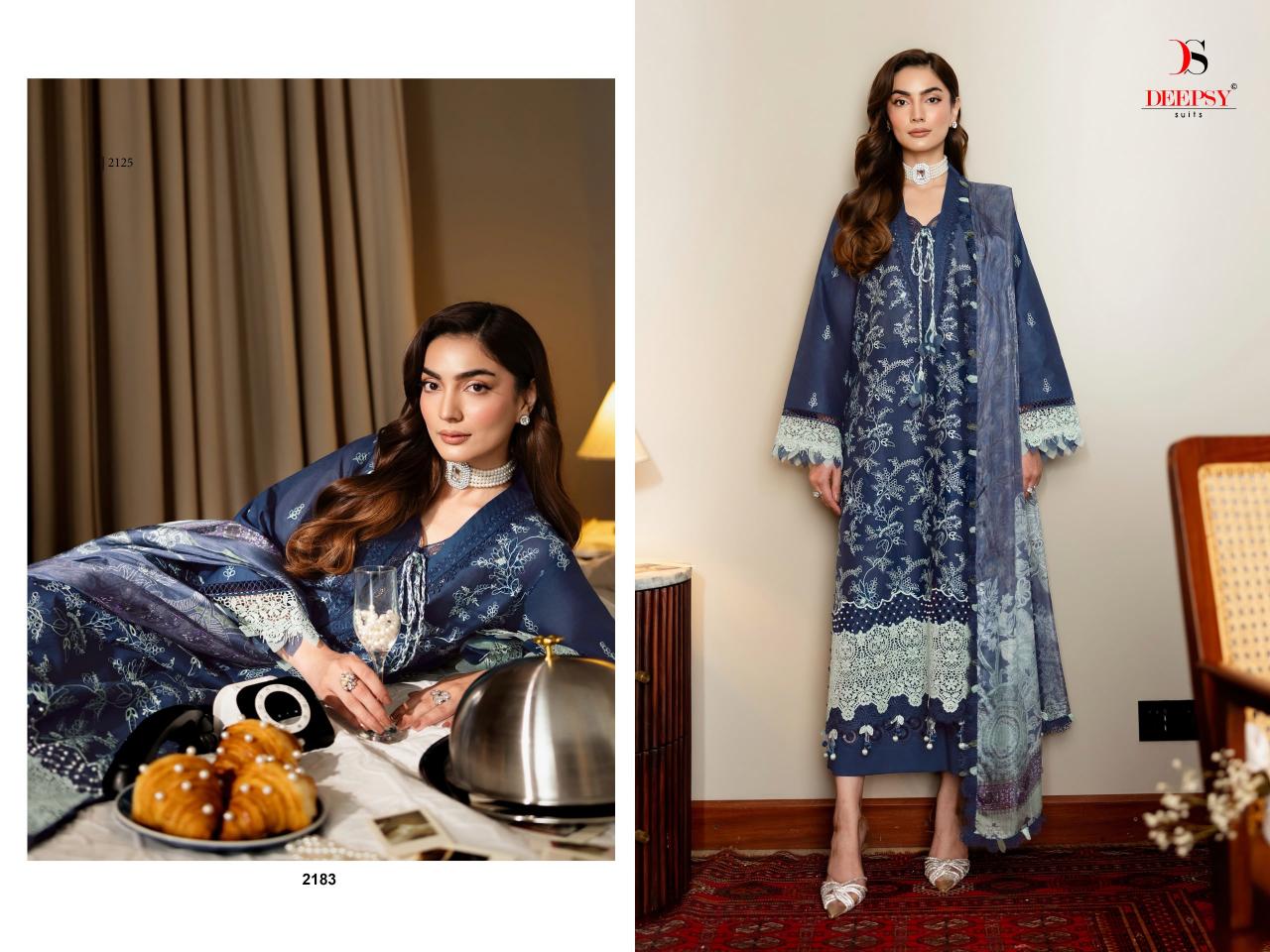 Deepsy Jade Couture catalog Cotton Dupatta wholesale pakistani suits online