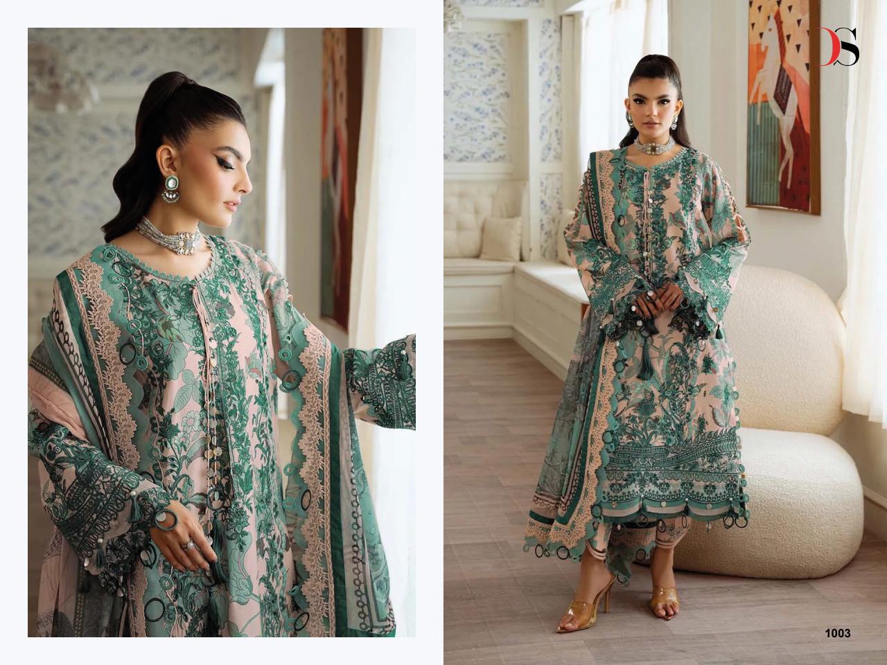 Deepsy Jade Premium vol 5 catalog Cotton Duppatta pakistani suits wholesalers in chandni chowk
