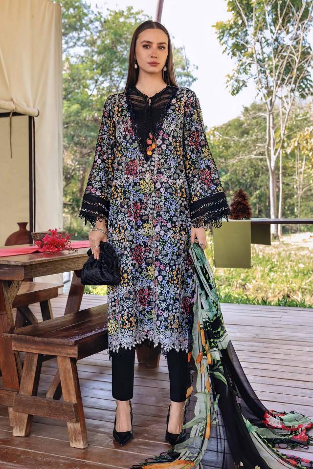 Deepsy Maria B MPrint 25 Vol 8 catalog chiffon Dupatta wholesale pakistani suits