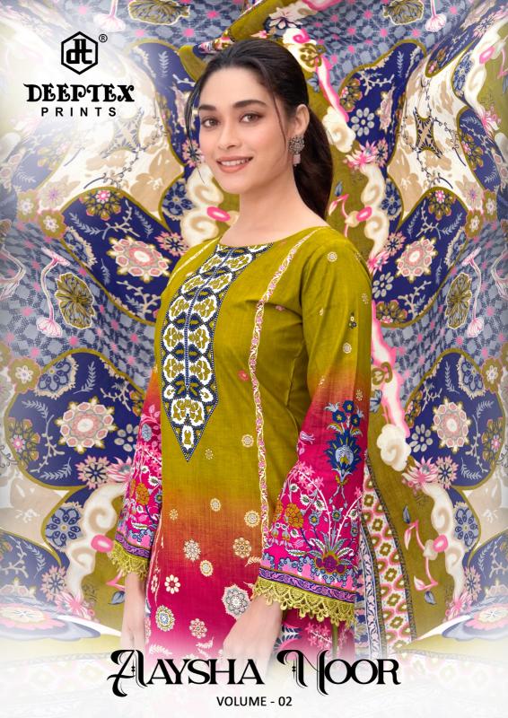 Deeptex Aaysha Noor Vol 2 – Pakistani Kurti Pant With Dupatta Wholesale Catalog