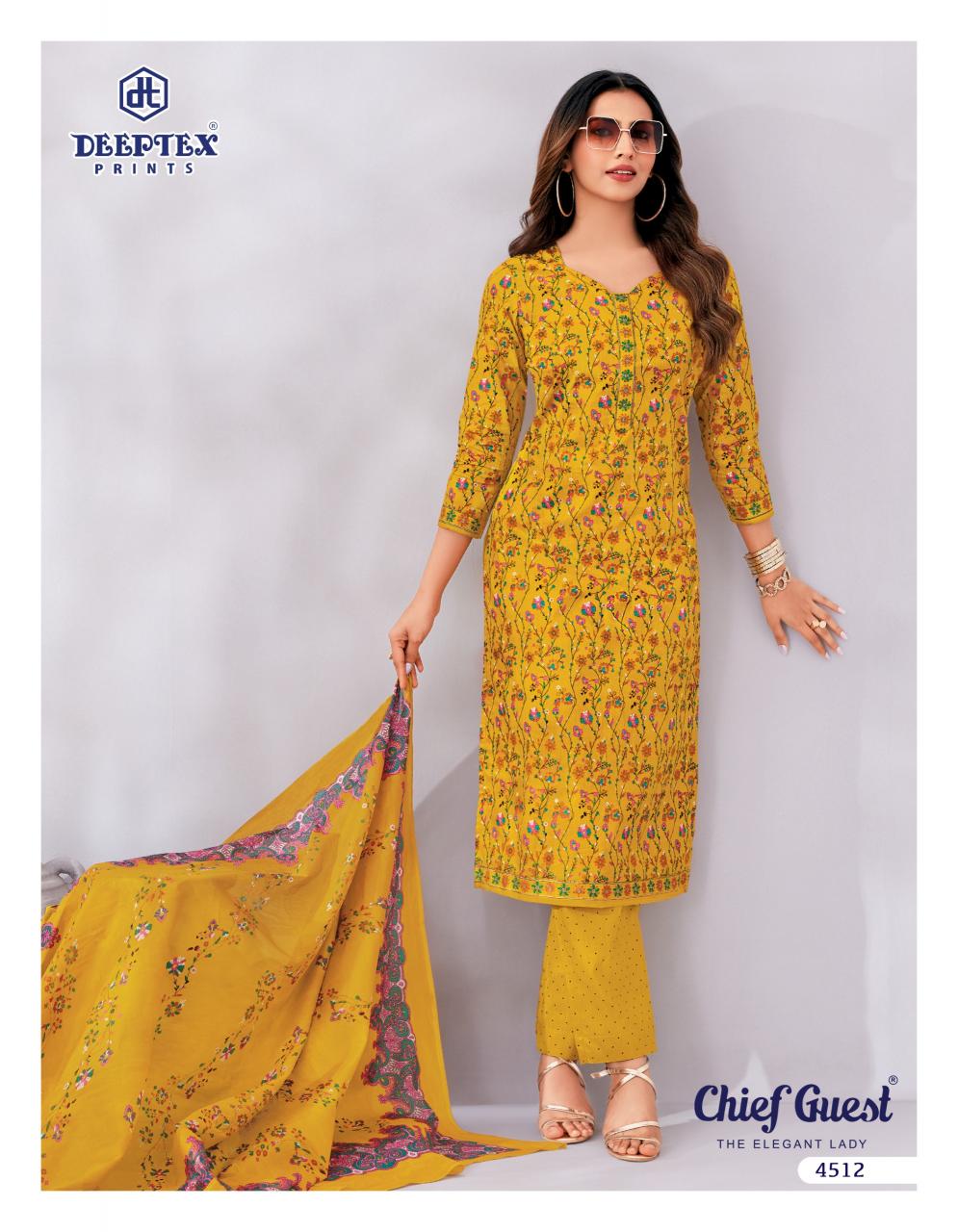 Deeptex Chief Guest Vol 45 – Dress Material Wholesale Catalog