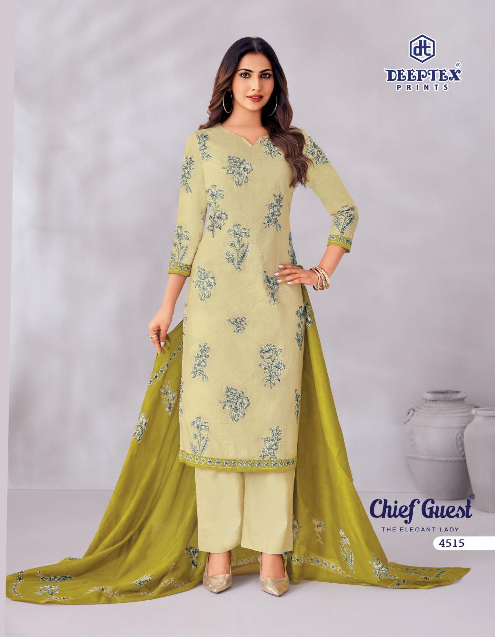 Deeptex Chief Guest Vol 45 – Dress Material Wholesale Catalog