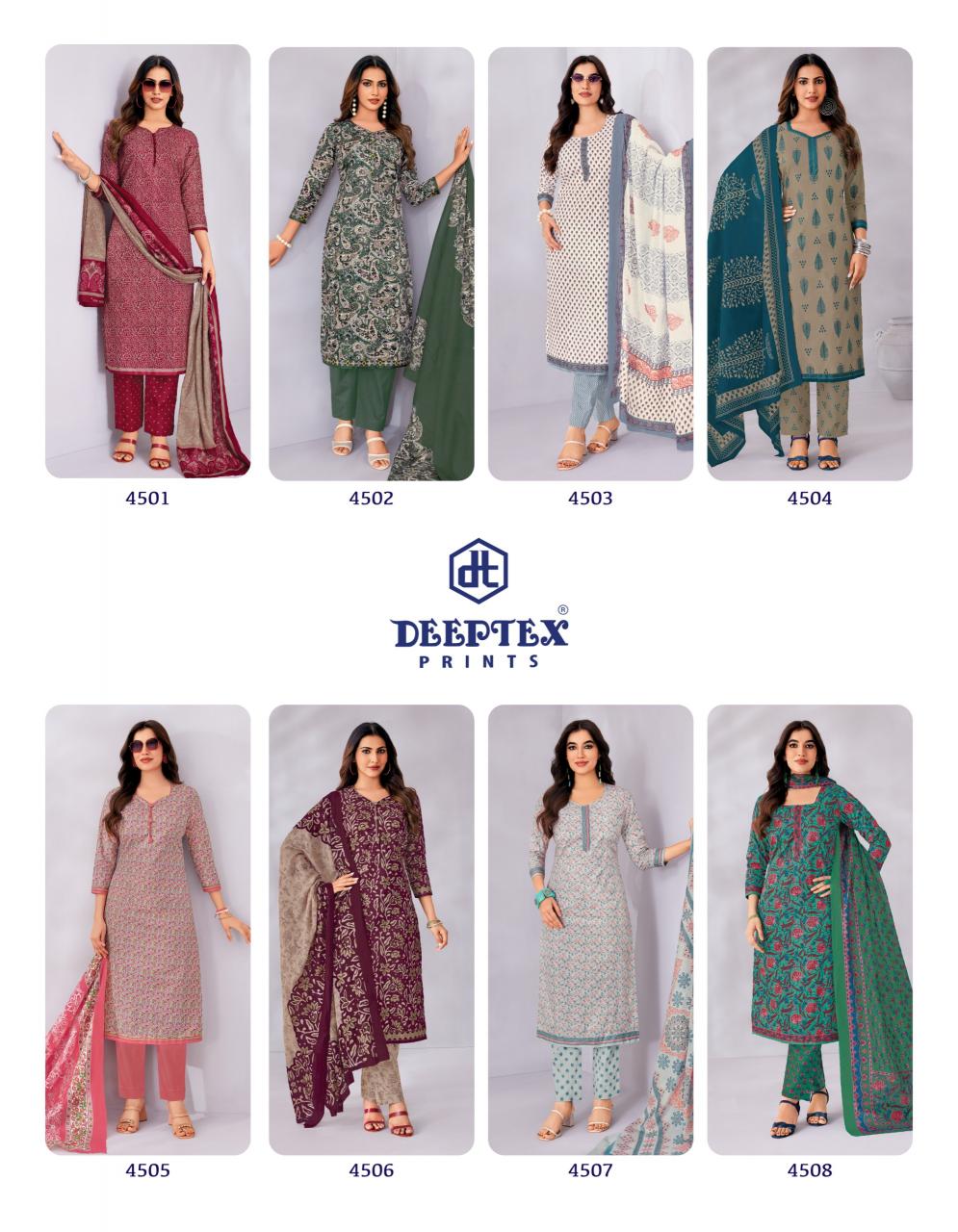 Deeptex Chief Guest Vol 45 – Dress Material Wholesale Catalog