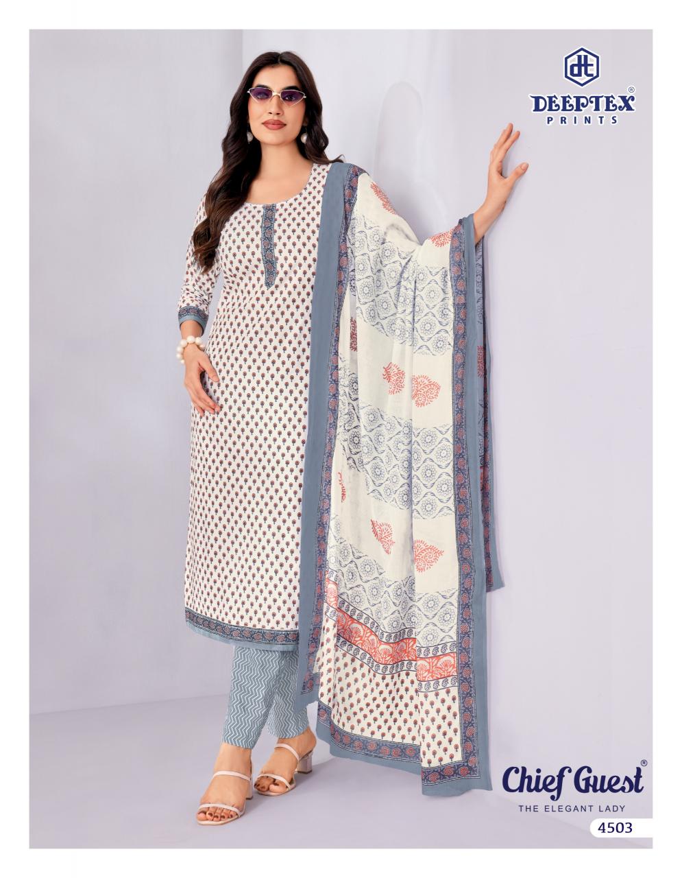 Deeptex Chief Guest Vol 45 – Dress Material Wholesale Catalog