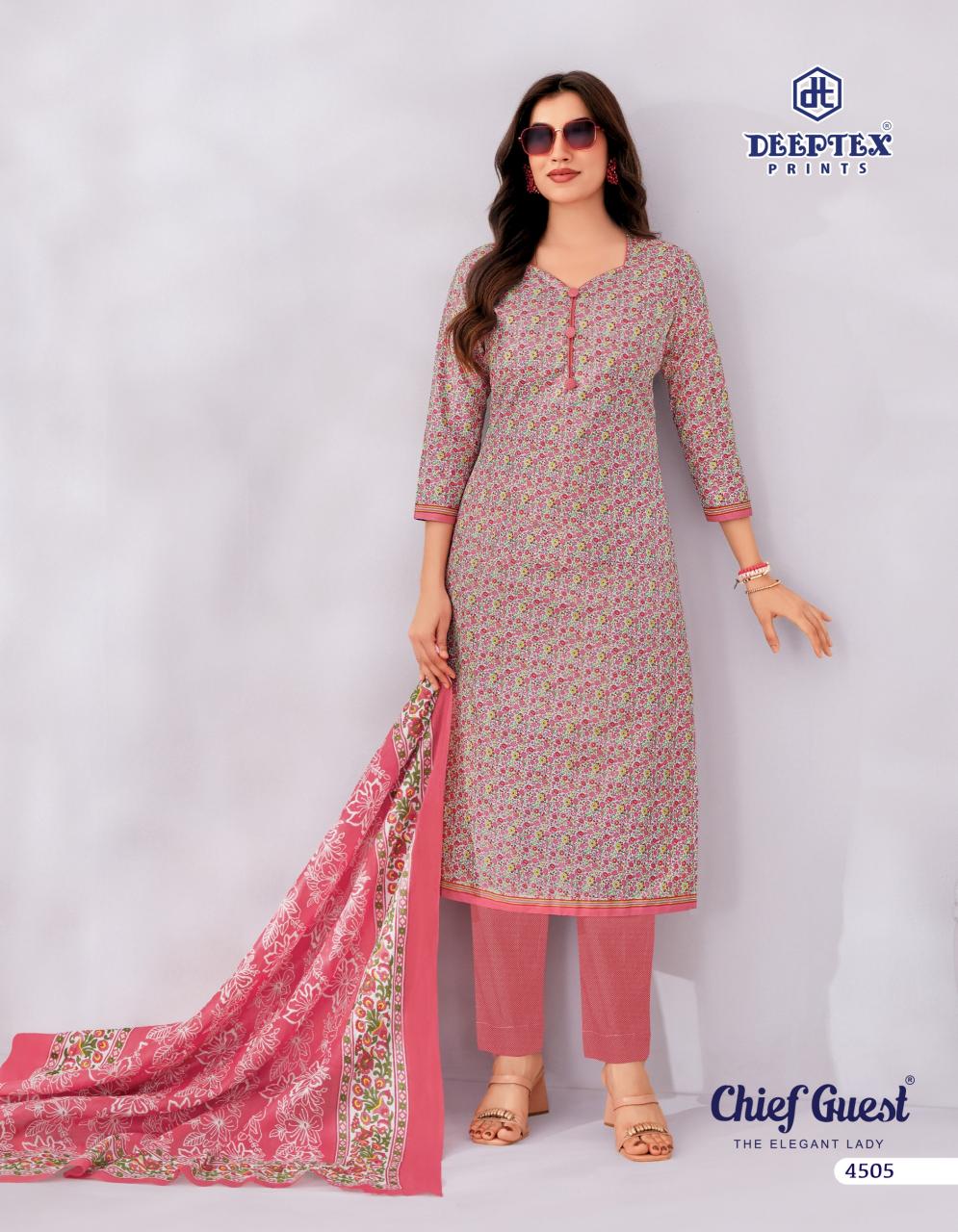 Deeptex Chief Guest Vol 45 – Dress Material Wholesale Catalog