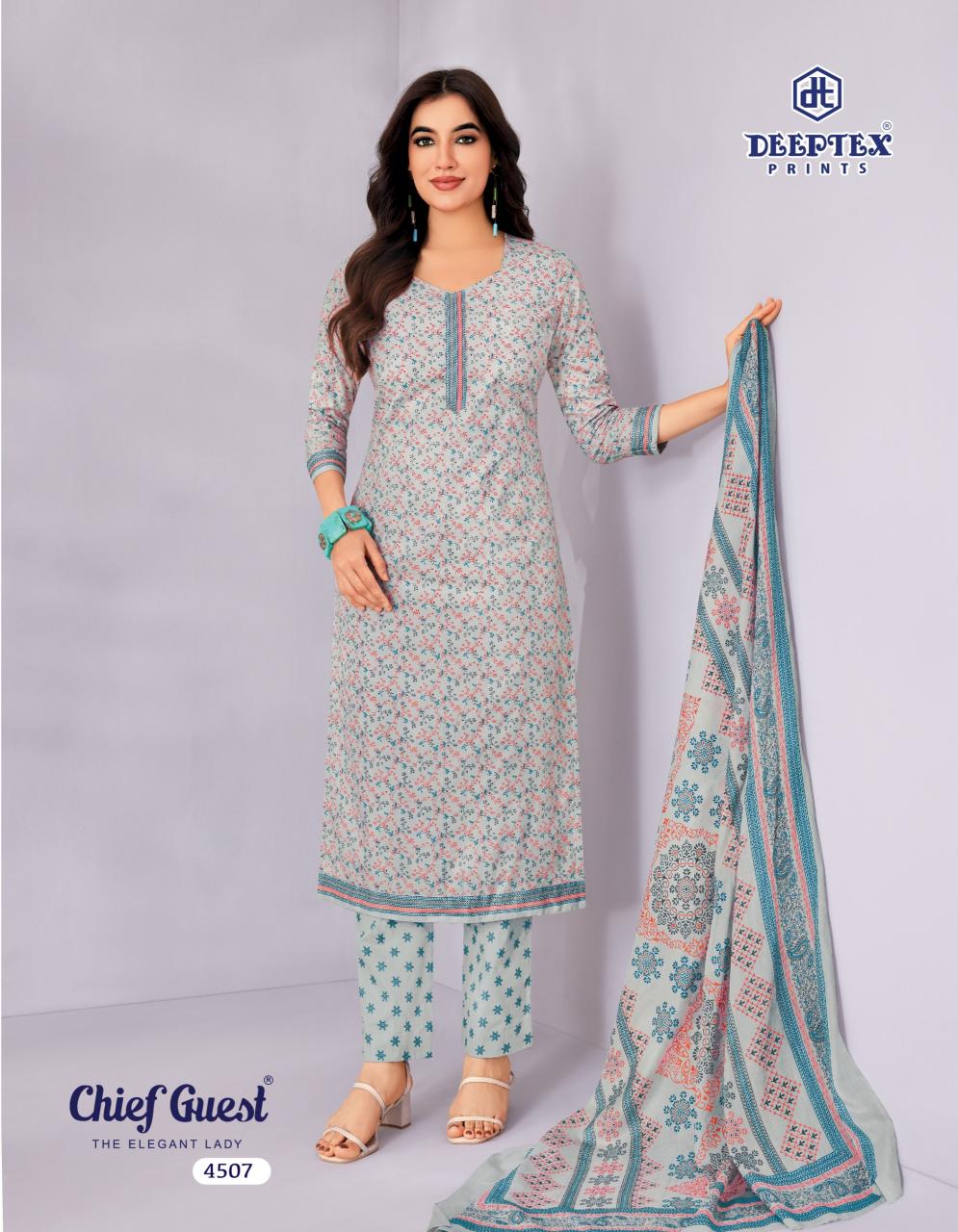 Deeptex Chief Guest Vol 45 – Dress Material Wholesale Catalog