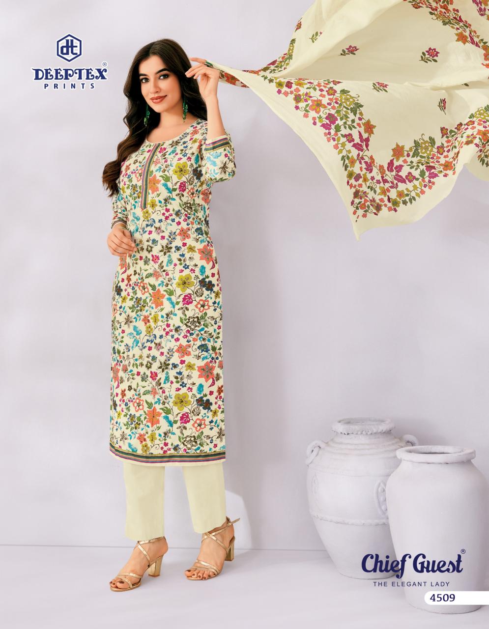 Deeptex Chief Guest Vol 45 – Dress Material Wholesale Catalog
