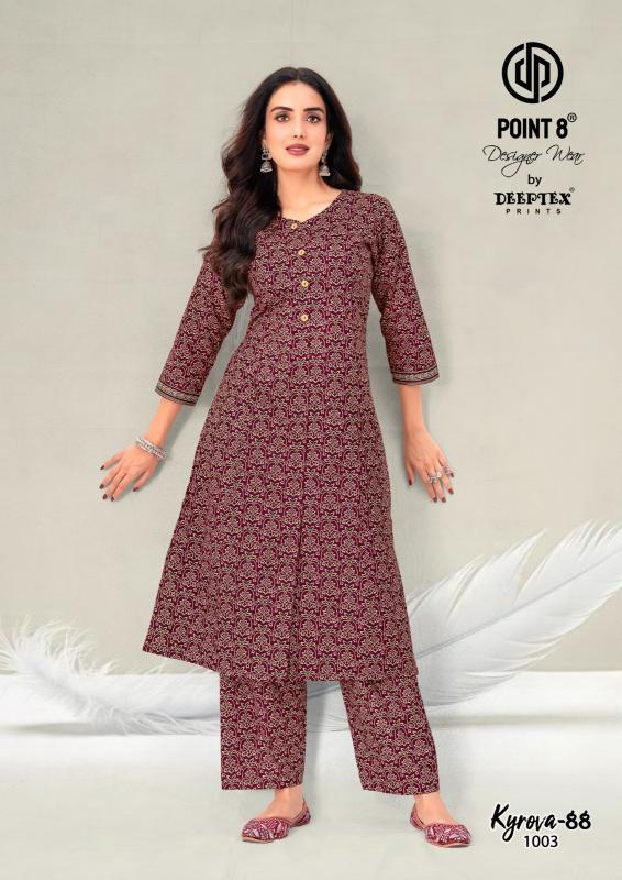 Deeptex Kyrova-88 Vol-1 – A-Line Long Cord Set - Wholesale Catalog