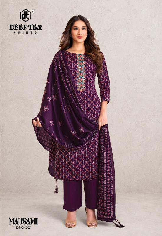 Deeptex Mausami Vol 4 – Dress Material Wholesale Catalog