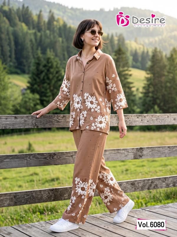 Desire 6080 catalog co ord set wholesale