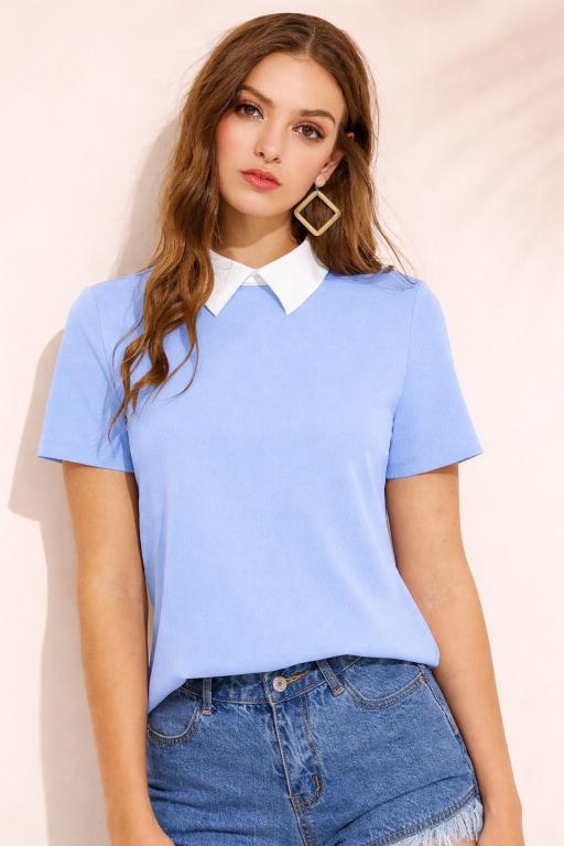 Dhunki 9491 catalog pattern of Collar t shirt