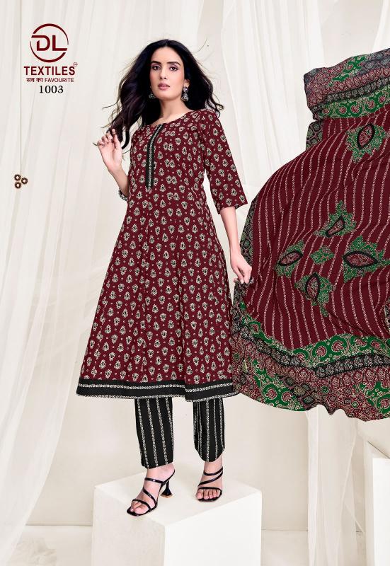 DL Pink City Vol-1 – Anarkali Style Kurti Pant With Dupatta - Wholesale Catalog