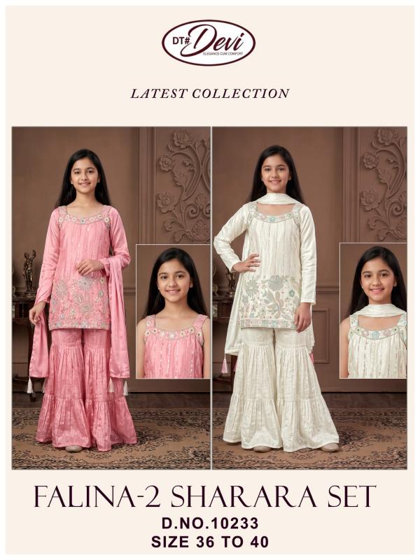 Dt Devi Falina vol 2 10233 catalog kids wear wholesale in bangalore