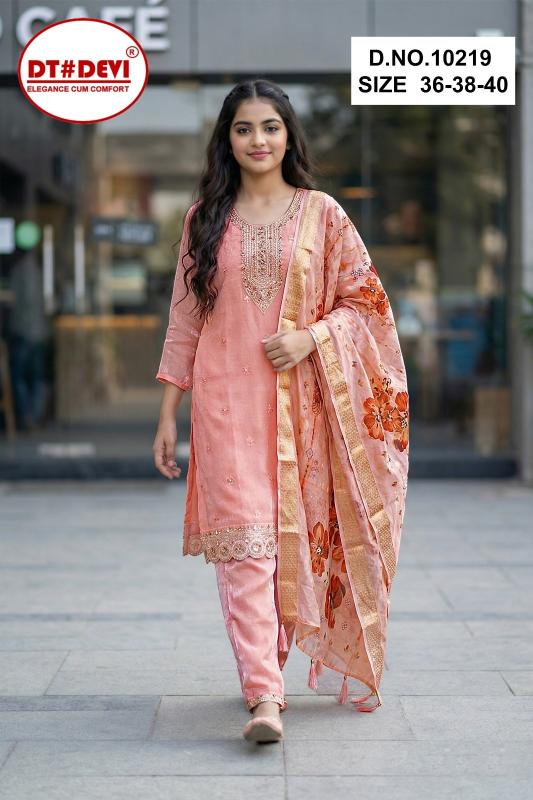 Dt Devi Manasvi vol 4 10219 catalog ethnic wear kids wholesale