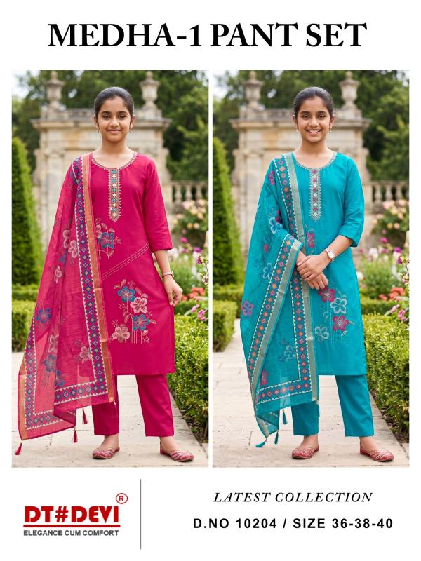 Dt Devi Medha vol 1 10204 catalog kids wear wholesale dealers