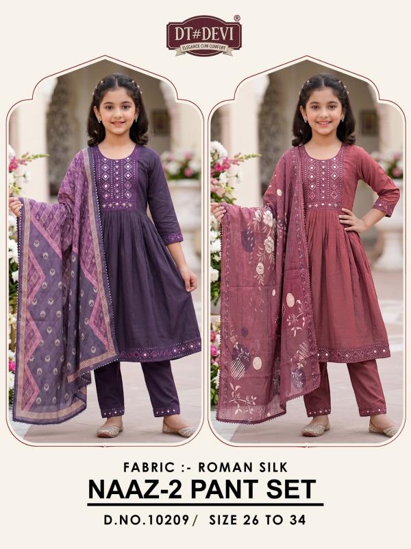 Dt Devi Naaz vol 2 10209 catalog designer kids wear wholesale in chennai