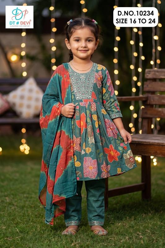 Dt Devi Nishika vol 1 10234 catalog kids wear wholesaler in chennai 