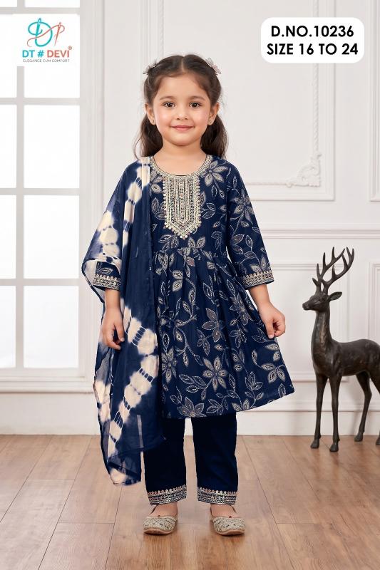 Dt Devi Nishika vol 3 10236 catalog party wear kids wear wholesale price