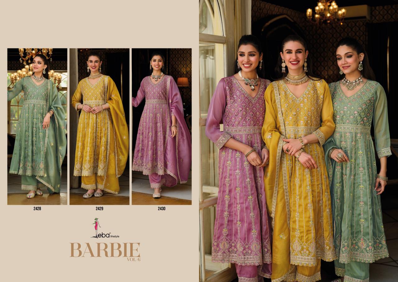 Eba Barbie Vol 6 catalog designer salwar kameez wholesalers india