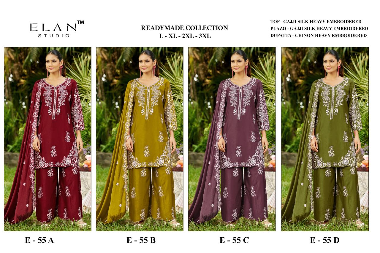 Elan E 55 catalog wholesale market for pakistani suits in hyderabad