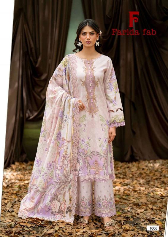 Farida Fab Queens Court – Karachi Kurti Pant With Dupatta Wholesale Catalog