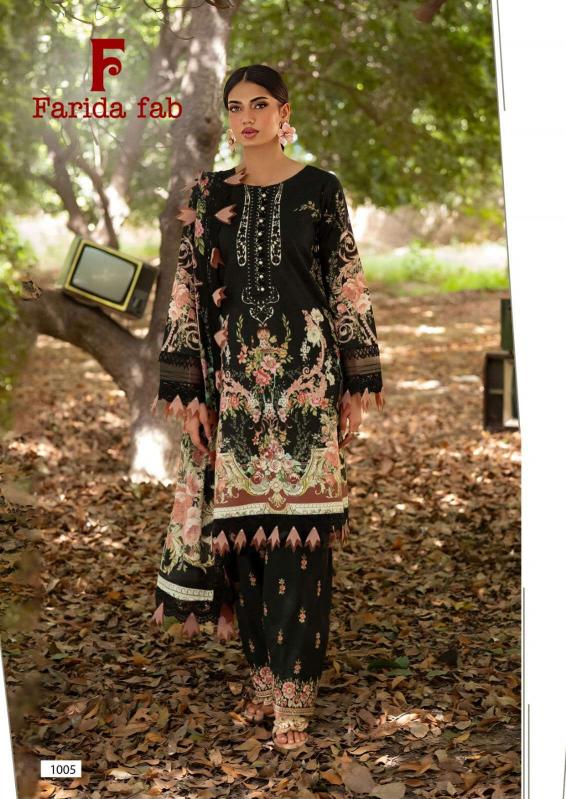 Farida Fab Queens Court – Karachi Kurti Pant With Dupatta Wholesale Catalog