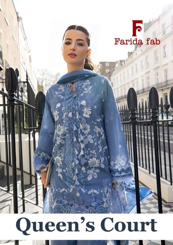 Farida Fab Queens Court – Karachi Kurti Pant With Dupatta Wholesale Catalog