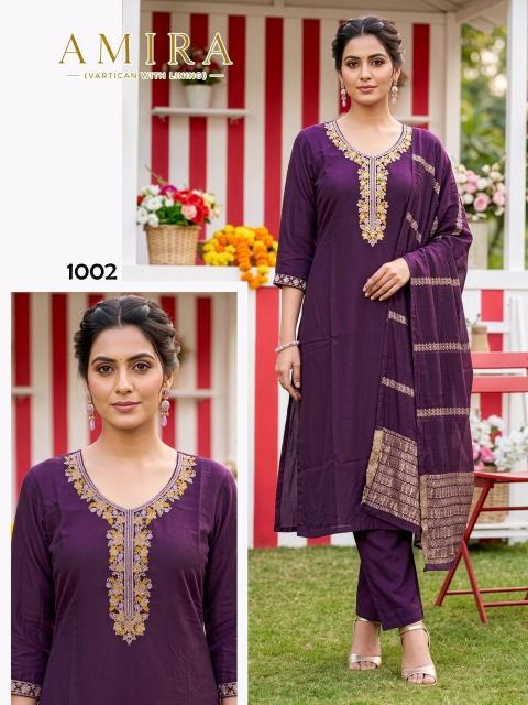 Felocity Amira catalog magnolia kurtis at wholesale rate
