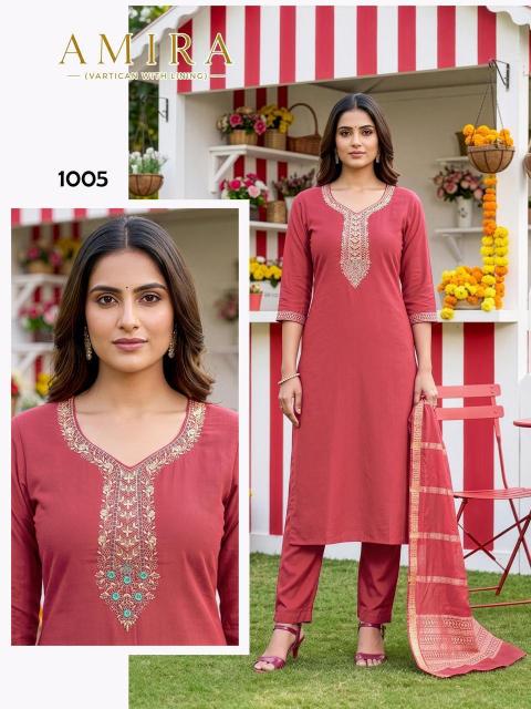 Felocity Amira catalog magnolia kurtis at wholesale rate