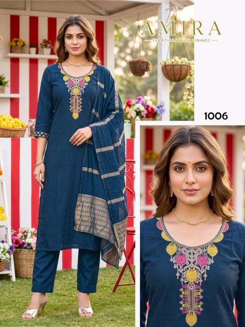 Felocity Amira catalog magnolia kurtis at wholesale rate