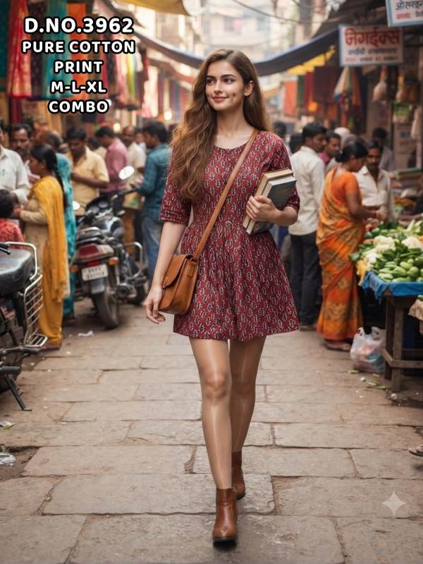 Felocity Cotton print vol 28 catalog kurtis wholesaler in belgavi