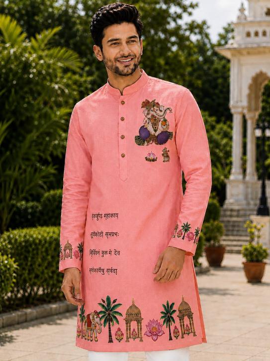 Felocity Cotton printed vol 17 catalog Ganpati Printed Kurta